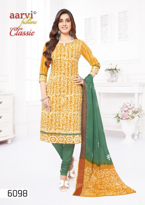 Aarvi Classic Vol-2 Cambric Cotton Wax Embroidery Designer Dress Material 